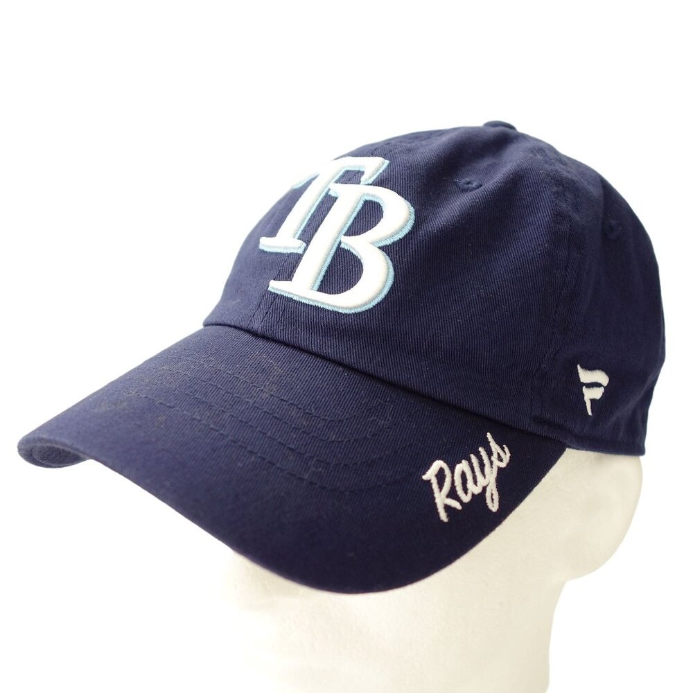 Fanatics MLB Tampa Bay‎ Rays Embroidered Strapback Blue Baseball Cap Hat